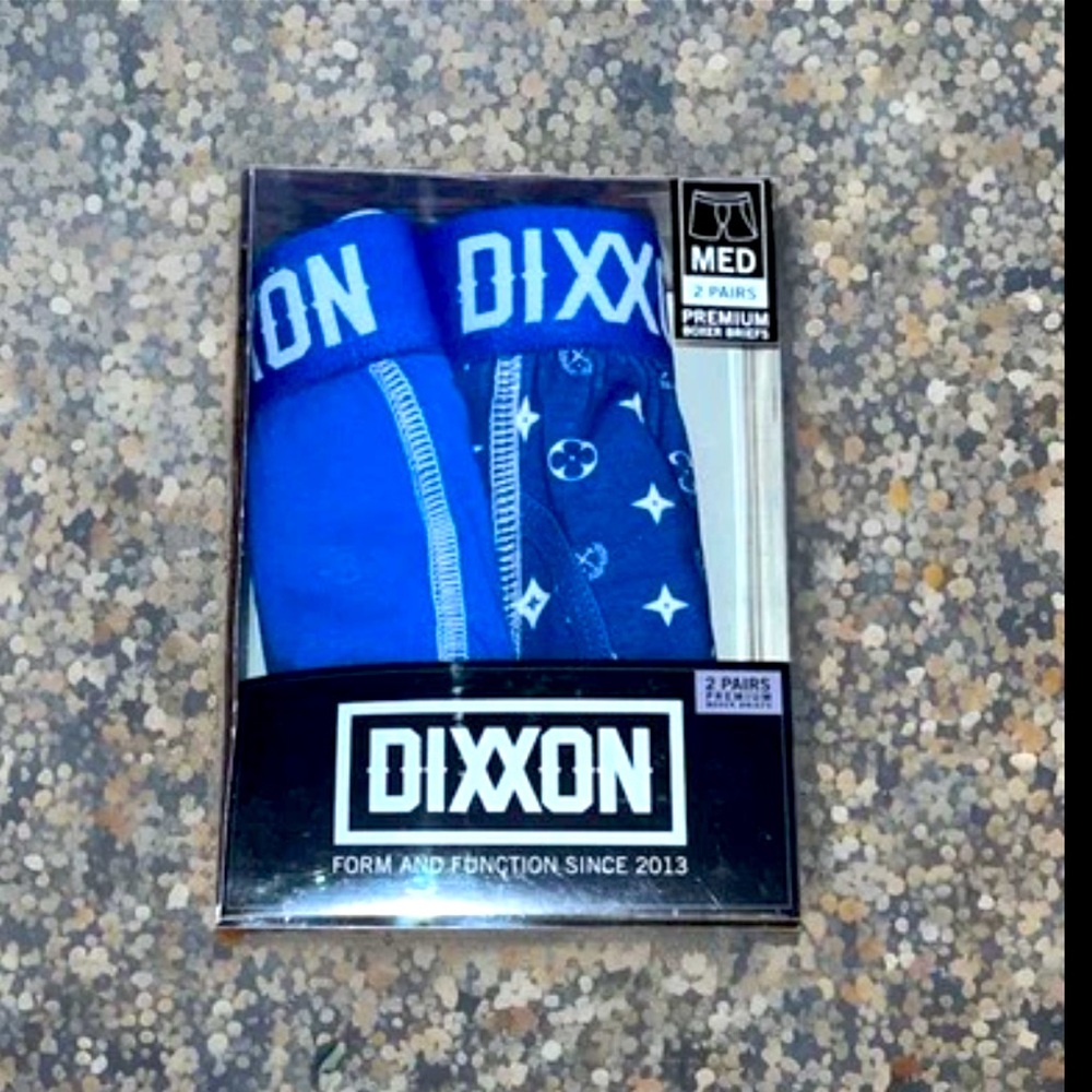 2 Pk Dixxon Boxer Briefs 4 Insane Comfort 4 Way Stretch Keyhole Mid Rise Cotton